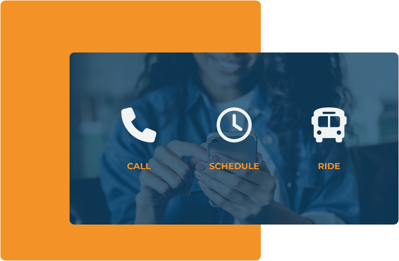 Call, schedule and ride for local travel